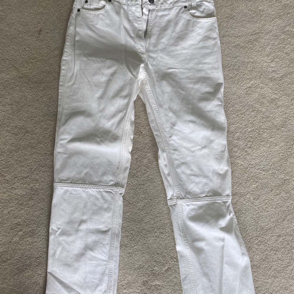 Magda Butrym denim straight leg jeans